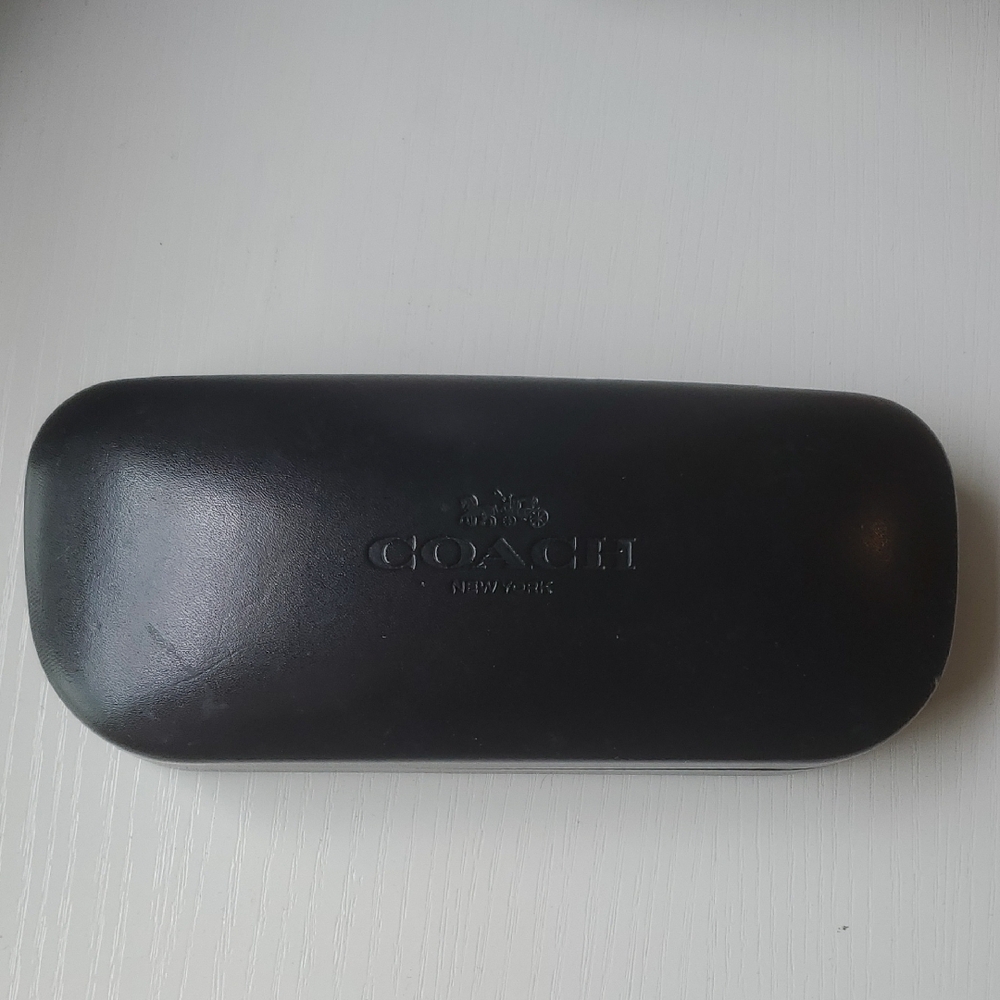 Coach Dark Gray Eyeglass Case